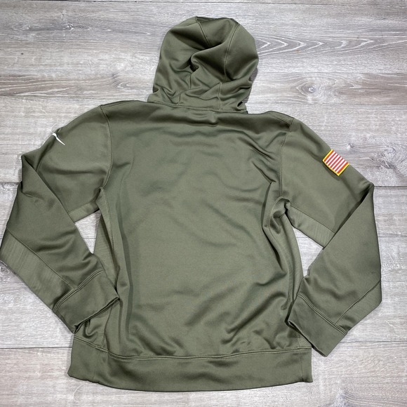 Cincinnati Bengals Hoodie Mens Small NFL Nike Therma Fit Salute To Service - Picture 5 of 13